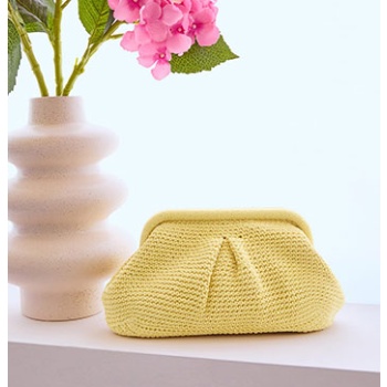 τσάντα clutch πλεκτή sn1019.a908+6