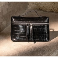 τσαντάκι χιαστί κροκό λουστρίνι wt1019.a121+2
