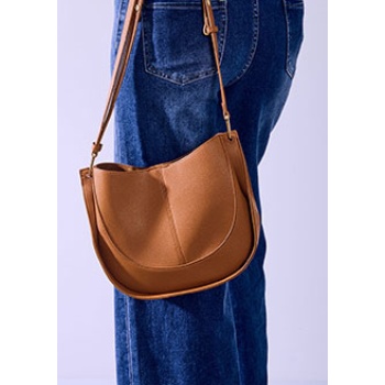 τσάντα δερματίνης με διακοσμητικές ραφές sq1019.a231+2