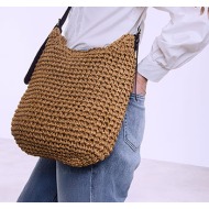 τσάντα ώμου ψάθινη ...