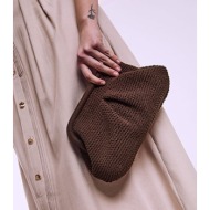 τσάντα clutch πλεκτή ...