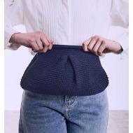 τσάντα clutch πλεκτή ...