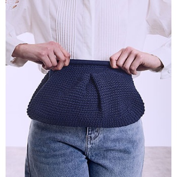 τσάντα clutch πλεκτή sq1019.a908+5