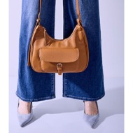 τσάντα ώμου με εξωτερική ...