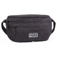 puma academy waist bag 079937-01 μαύρο