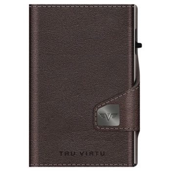 tru virtu click_slide 24104000104-nappa brown καφέ σε προσφορά