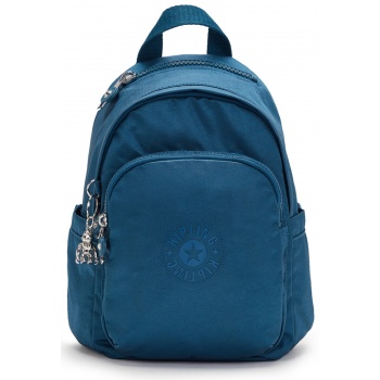 kipling rucksack `delia` μπλε υλικόπολυαμίδιο
