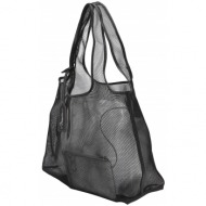 3.1 phillip lim μεγάλη τσάντα μαύρο / ασημί υλικό:,δέρμα βοδιού