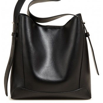 δερμάτινη γυναικεία τσάντα shopper ‘ωμου foxer 9136015f σε προσφορά