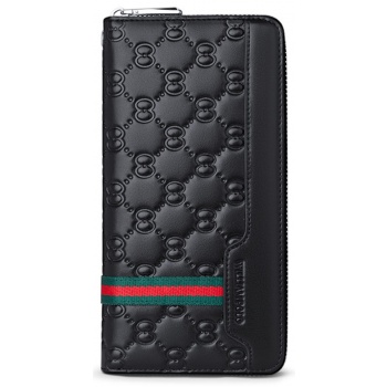 δερμάτινο ανδρικό πορτοφόλι william polo 201507 black σε προσφορά