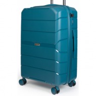 βαλίτσα trolley επεκτάσιμη elusive cardinal (pp) μεσαία 2016/60cm πετρόλ