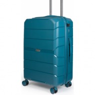 βαλίτσα trolley elusive cardinal (pp) καμπίνας 2016/50cm πετρόλ