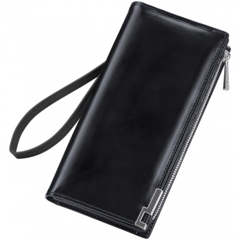 δερμάτινο ανδρικό πορτοφόλι william polo 221616 black σε προσφορά