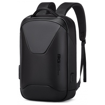 δερμάτινο σακίδιο πλάτης 21l laptop 15,6” bange 6621 μαύρο σε προσφορά