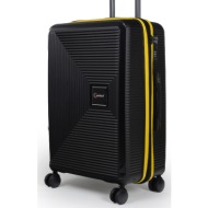 βαλίτσα trolley επεκτάσιμη anniversary cardinal (pp) μεσαία 2015/60cm μαύρο