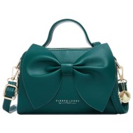 γυναικεία τσάντα χιαστί/χειρός pierre loues 514-28 πράσινο