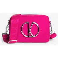 γυναικεία τσάντα χιαστί kalk klabag15-0012 ροζ/φούξια