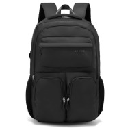 σακίδιο πλάτης 24l laptop 15,6” bange 1807 μαύρο