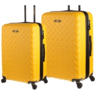 βαλίτσα trolley caterpillar μικρή μεσαία 83688-217 60/70cm κίτρινο