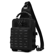 τσαντάκι ώμου χιαστί crossbody cardinal mt1227 μαύρο