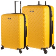 βαλίτσα trolley caterpillar μικρή μεσαία 83688-217 50/60 cm κίτρινο