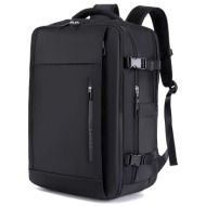 σακίδιο πλάτης 35l laptop 17,3” bange 1801 μαύρο