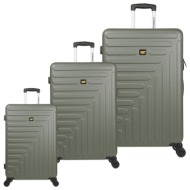 βαλίτσες σετ 3 τεμαχίων caterpillar rockford 84683-551