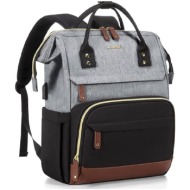 γυναικείο σακίδιο φορητού υπολογιστή lovevook 15,6`` mb2046 grey/black