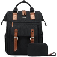 γυναικείο σετ σακίδιο φορητού υπολογιστή τσάντα χειρός lovevook 15,6`` wb1930 black/brown