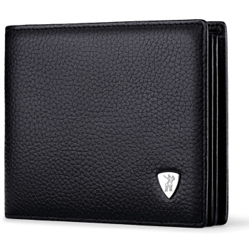 δερμάτινο ανδρικό πορτοφόλι william polo 213 black σε προσφορά