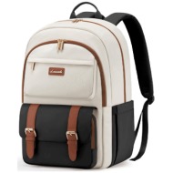 γυναικείο σακίδιο για laptop lovevook 15,6`` mb3158 beige/black