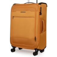 βαλίτσα υφασμάτινη μεσαία 20 κιλών newcom n1510/60 orange