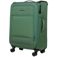 βαλίτσα μεγάλη υφασμάτινη 23+ κιλών newcom n1510/70 green