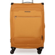 βαλίτσα υφασμάτινη καμπίνας newcom n1510/50 orange