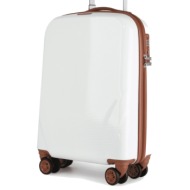 βαλίτσα μεσαία 20 κιλών newcom pc n1488/60 white