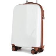 βαλίτσα καμπίνας newcom pc n1488/50 white