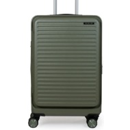 βαλίτσα καμπίνας laptop newcom (abs+pc) n1605/50 green