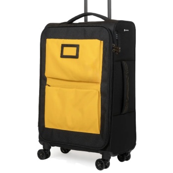 βαλίτσα υφασμάτινη καμπίνας newcom n1618/50 yellow σε προσφορά