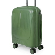 βαλίτσα καμπίνας με αποσπόμενα ροδάκια cardinal 4005/55 πράσινο