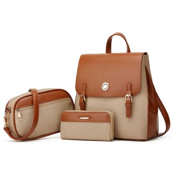 γυναικείο σετ σακίδιο πλάτης/τσάντα χειρός/νεσεσέρ cardinal σε προσφορά