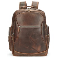 δερμάτινο σακίδιο πλάτης cardinal 35 l 2330 coffee