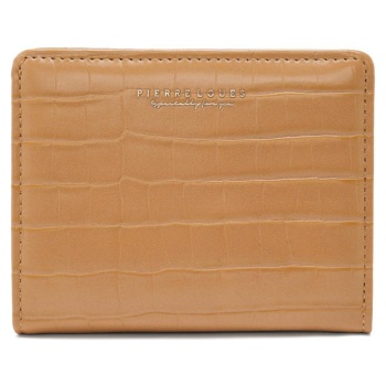 μικρό πορτοφόλι γυναικείο pierre loues pl822-17a καφέ σε προσφορά