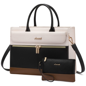 τσάντα χειρός & χιαστί lovevook 15,6`` wb4273 beige black σε προσφορά
