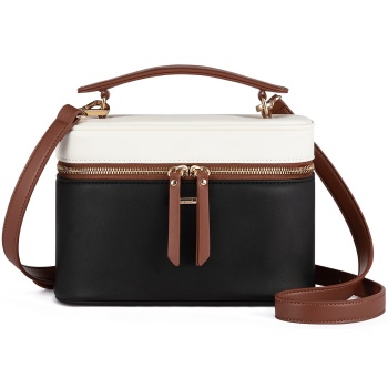 τσαντάκι χειρός χιαστί lovevook wb4311 beige black brown σε προσφορά