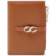 μικρό πορτοφόλι γυναικείο pierre loues pl982-31 καφε