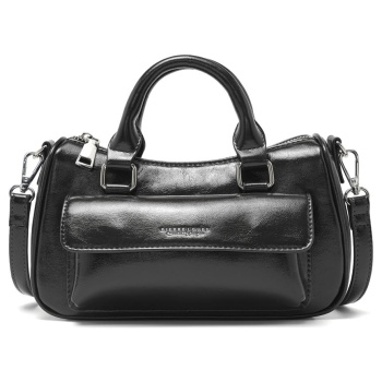 γυναικεία τσάντα χειρός & χιαστί pierre loues pl615-50 μαύρο σε προσφορά