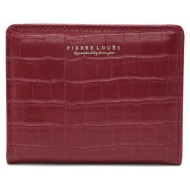 μικρό πορτοφόλι γυναικείο pierre loues pl822-17a μπορντό