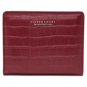 μικρό πορτοφόλι γυναικείο pierre loues pl822-17a μπορντό σε προσφορά