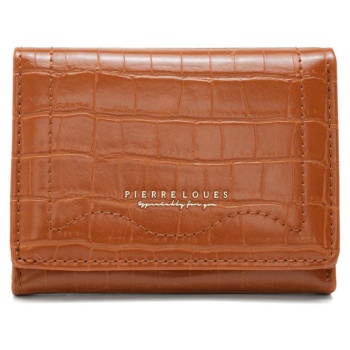 μικρό πορτοφόλι γυναικείο pierre loues b13-48 καφέ σε προσφορά