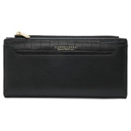 πορτοφόλι γυναικείο μεγάλο pierre loues pl821-78-1 μαύρο